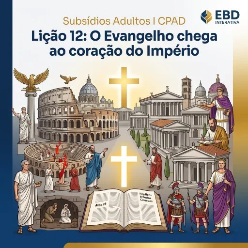 Subsídio Lição 12: O Evangelho chega ao coração do Império (Adultos)