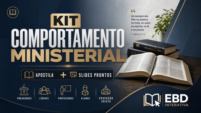 📖 Kit Comportamento Ministerial I Apostila + Slides 🙌