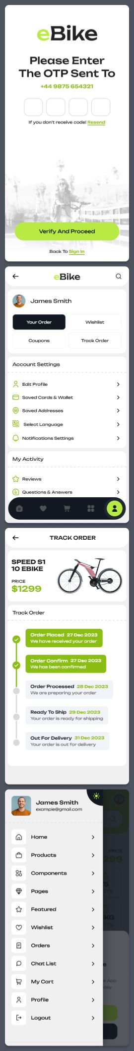 Ebike React Native Cli Ecommerce Mobile App Template Templatelelo - Premium 4K City Backgrounds | Free Download