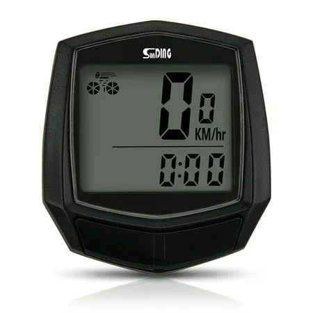 Sunding Cycling Computer Wired Type Bike Computer Rainproof LCD Screen Bicycle Computer