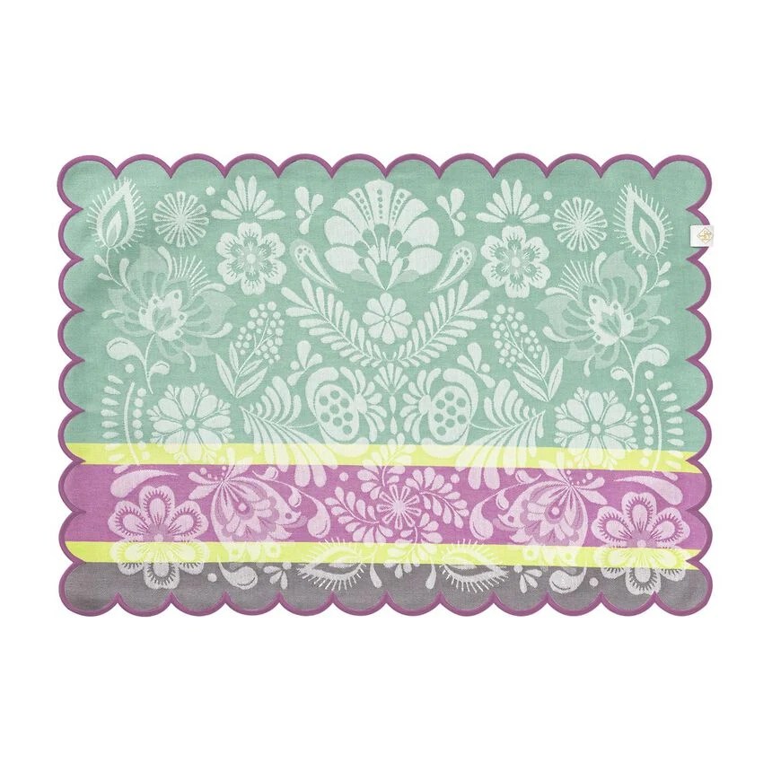 Coated Placemat Alegria Green