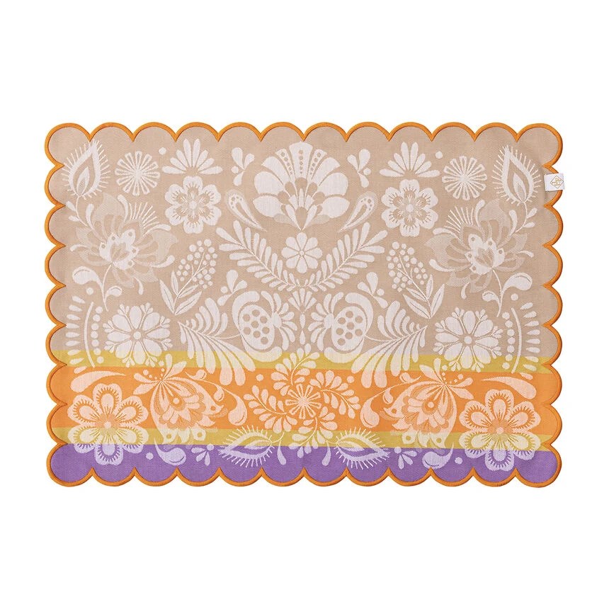Coated Placemat Alegria Yellow