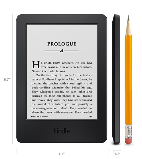New basic Kindle dimensions