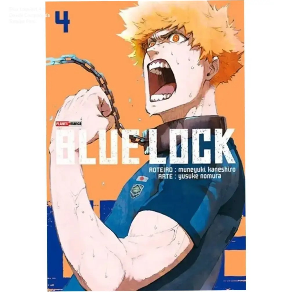 Capa do livro Blue Lock Vol. 4 com destaque para a versão ebook disponível