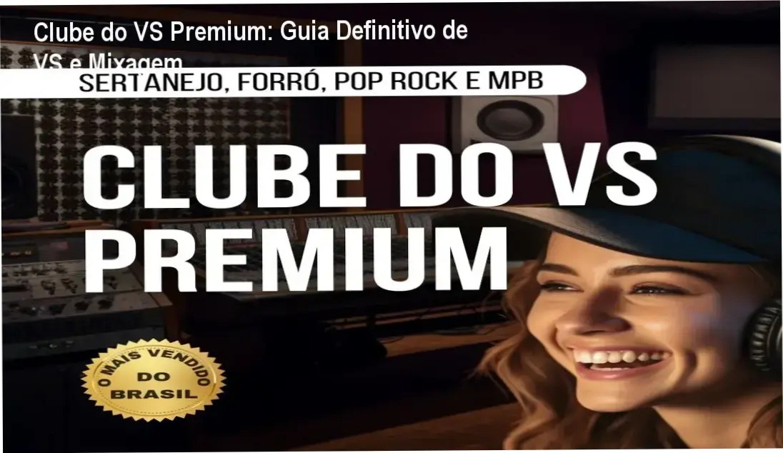 Capa do ebook Clube do VS Premium mostrando multitracks e interface do Reaper