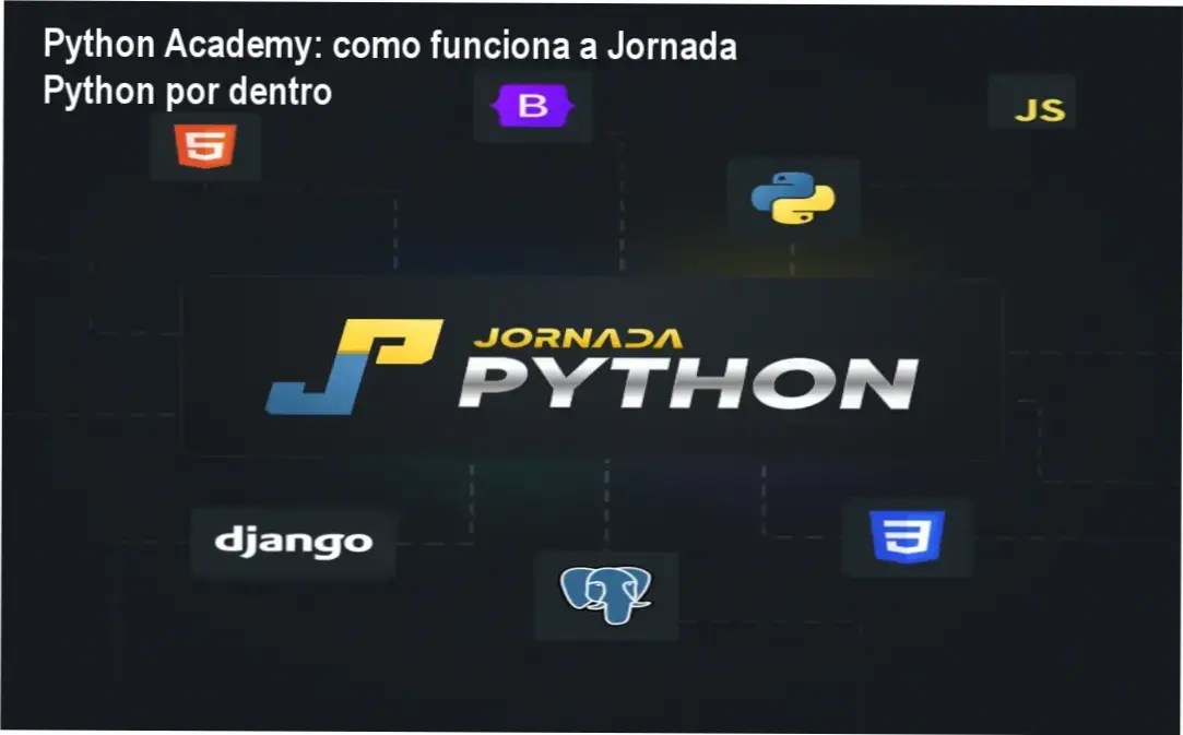 Python Academy: como funciona a Jornada Python por dentro 1 Jornada Python Python Academy bastidores funcionamento visão interna