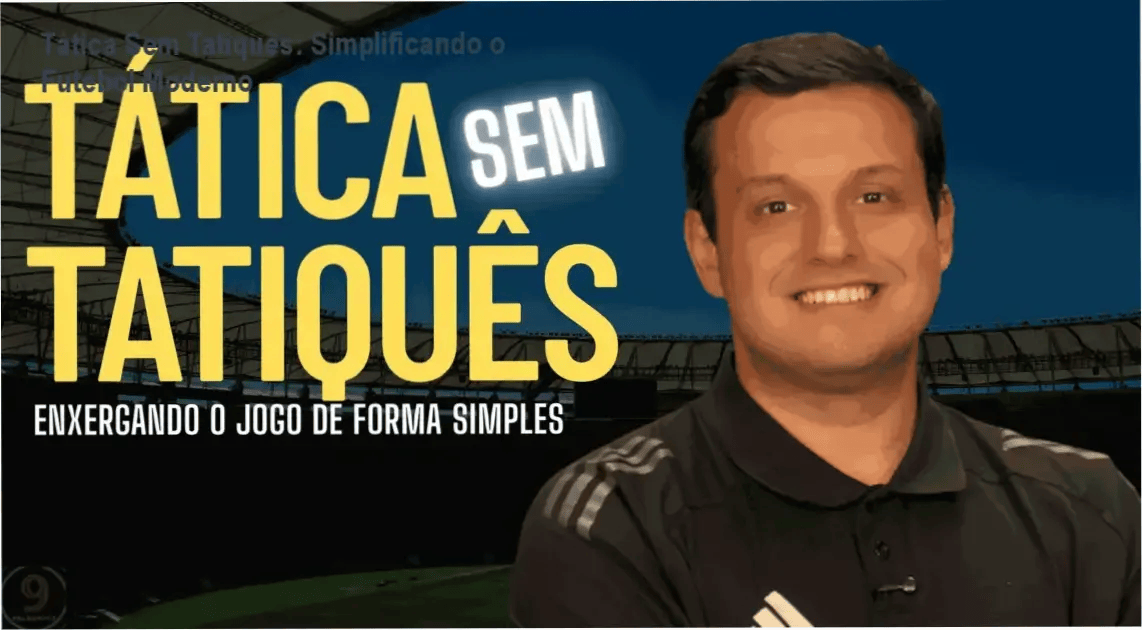 Curso Tática Sem Tatiquês com título impactante e linguagem visual simplificada