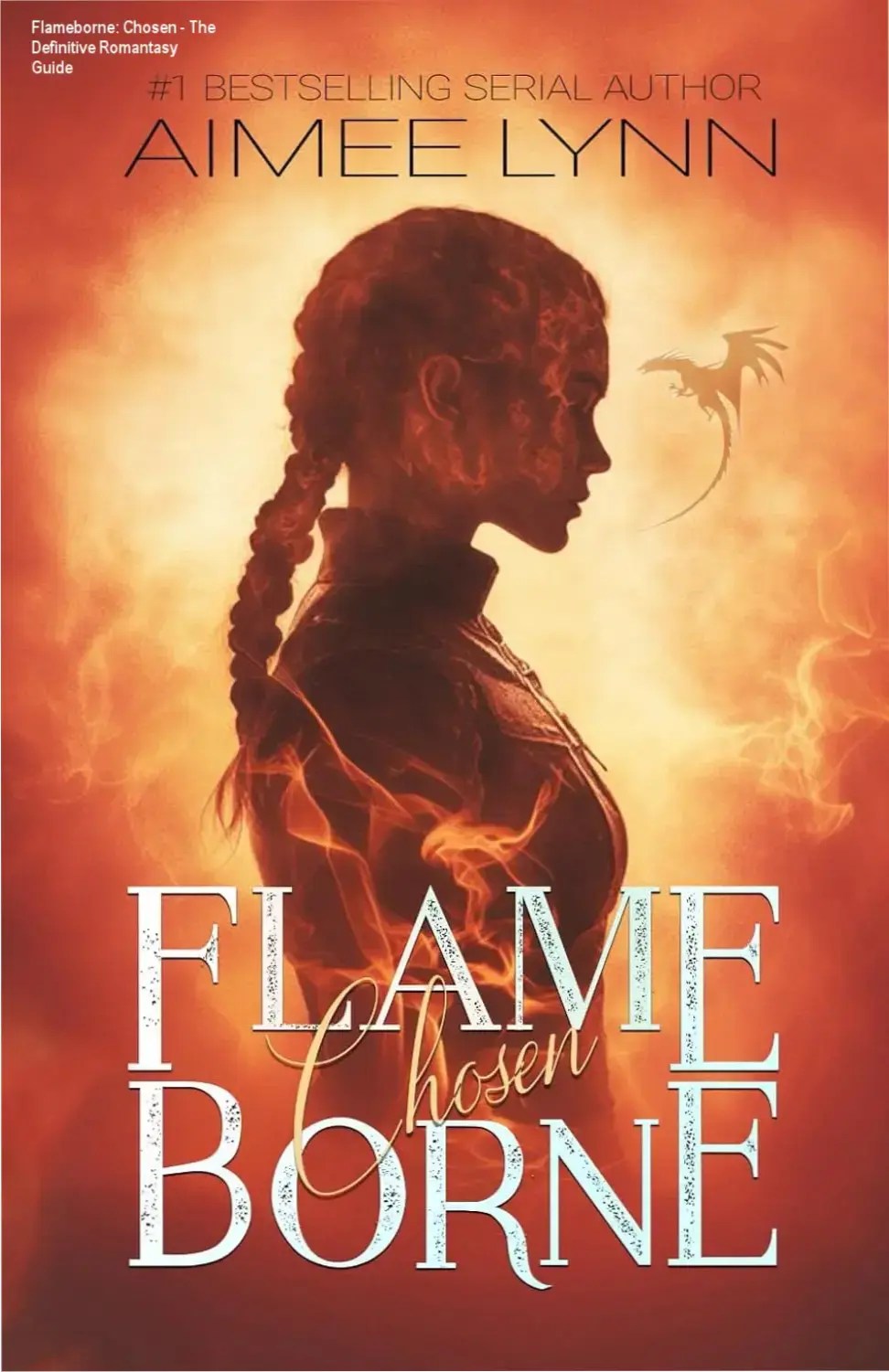 Cover of Flameborne Chosen by Aimee Lynn showcasing a dragon romantasy theme
