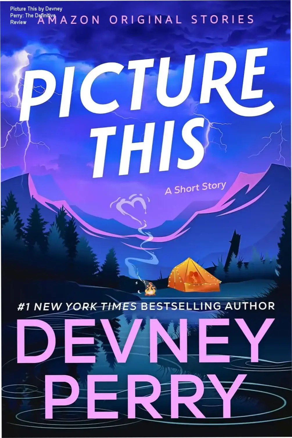 Ebook cover of Picture This A Short Story by Devney Perry depicting a romantic small town theme