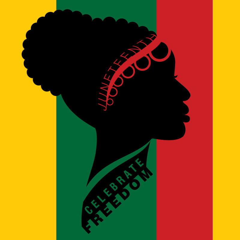 Juneteenth celebrate freedom banner