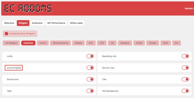 Scroll Progress Widget Tutorial Essential Classy Addons For Elementor - Premium Sunset Picture Gallery - HD
