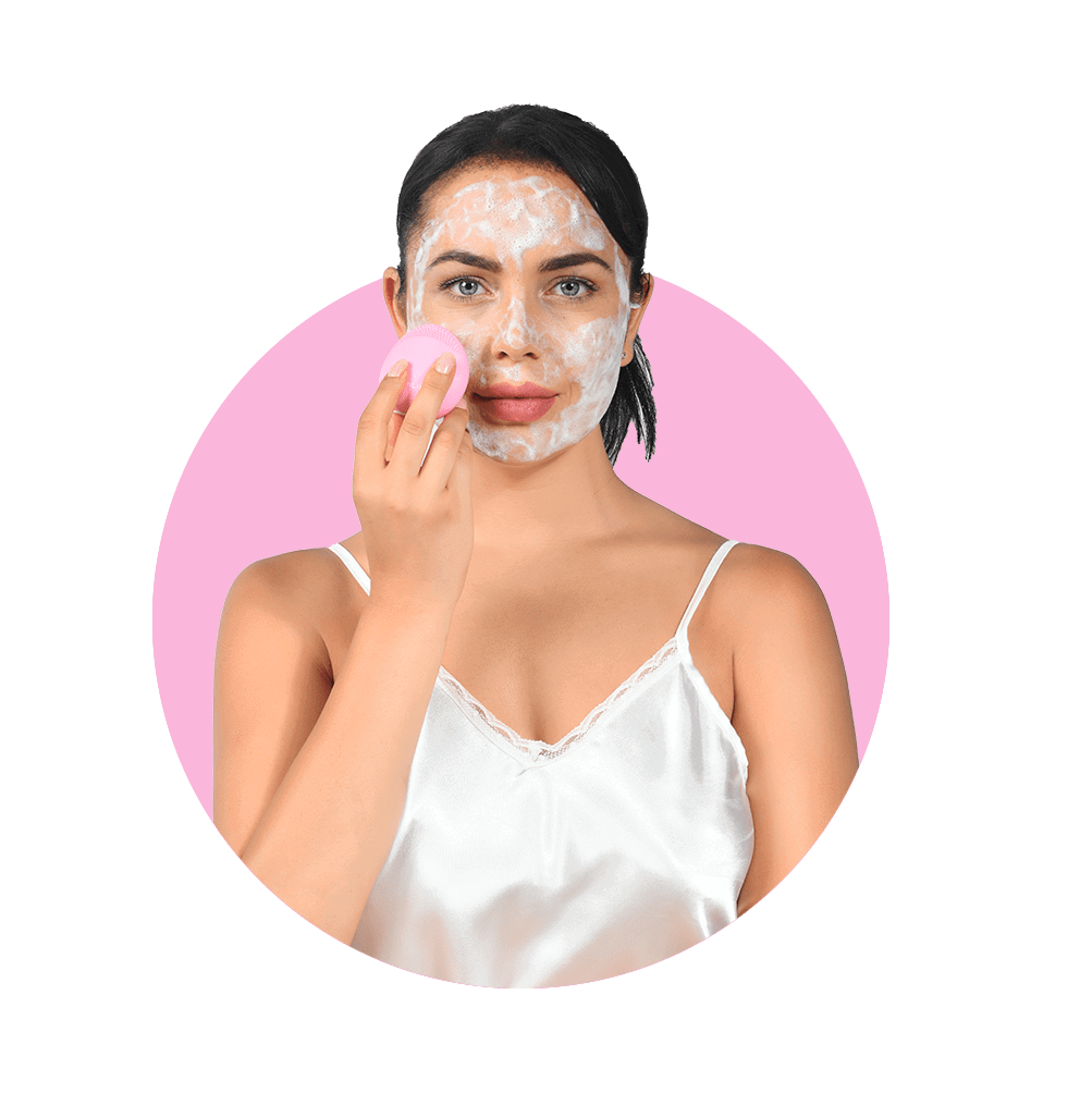 mini silicone facial brush how to use 2 row8 desktop ar فرشاة الوجه السيليكون