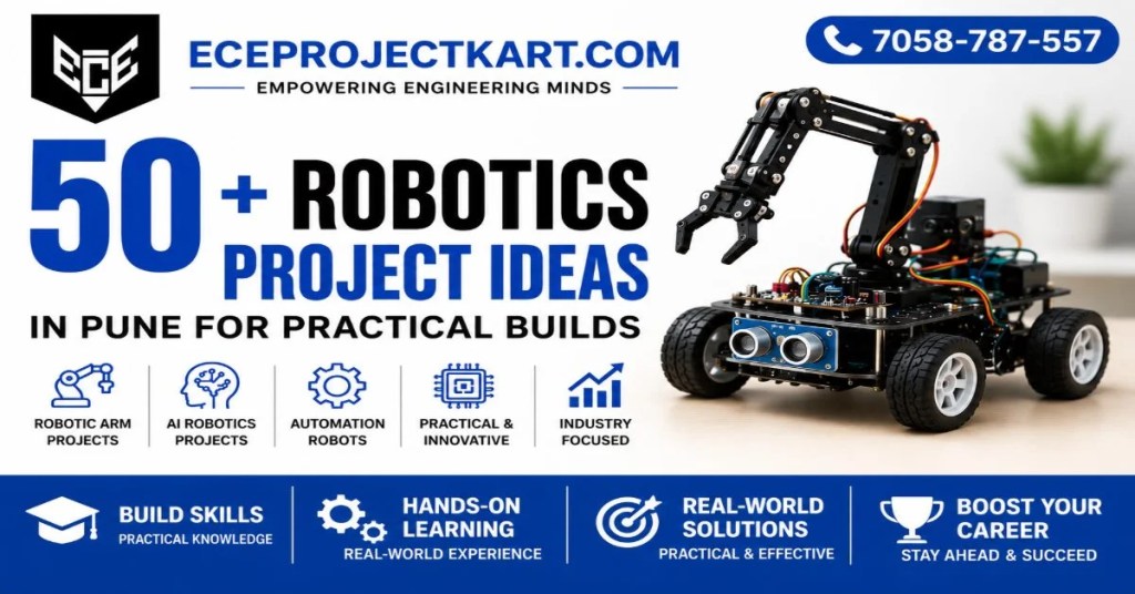 50 robotics project ideas in Pune for practical builds