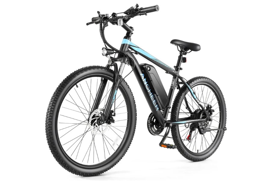 Ancheer Sunshine - Stock Image - Front Quarter View - eChargedBikes