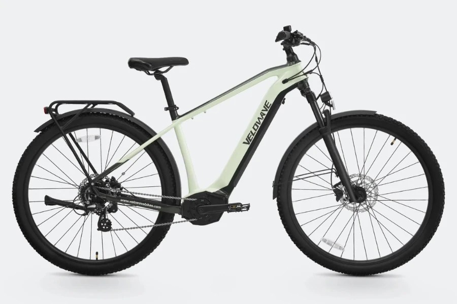 Velowave Swift M - Stock Image - Macaron Green Right Profile View - eChargedBikes