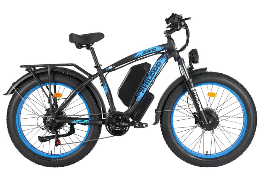 Philodo H8 Dual - Stock Image - Right Profile View - eChargedBikes