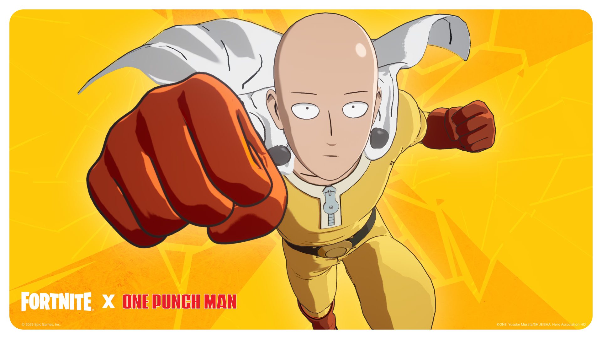 One-Punch Man débarque dès aujourd’hui dans Fortnite, Rocket League et Fall Guys