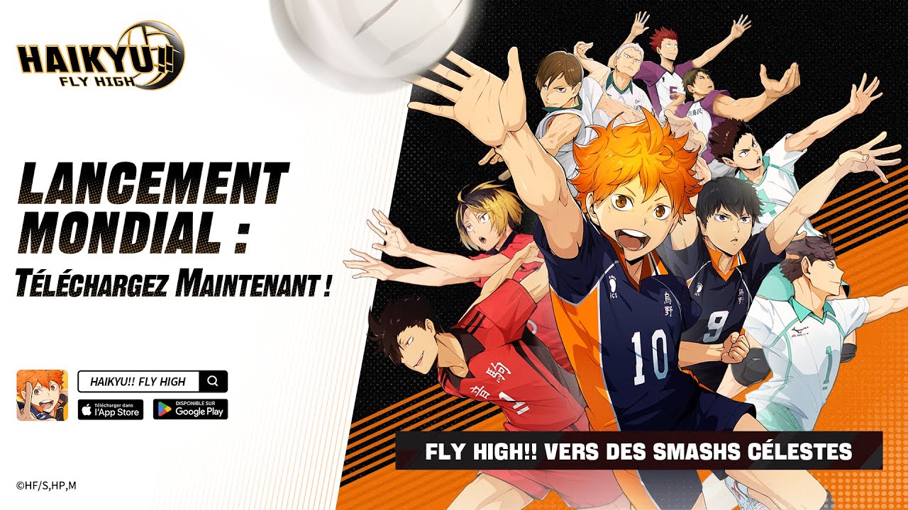 HAIKYU!! FLY HIGH débarque sur iOS & Android !