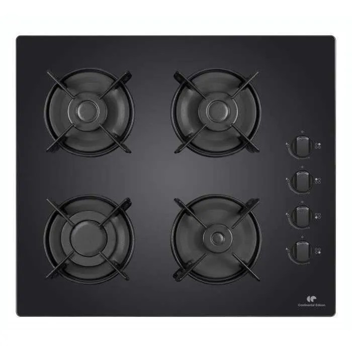 Tabel 4 Fayers Continental Edison - Gas - Zwart glas