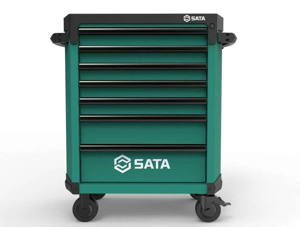 SATA WÓZEK WARSZTATOWY 7-SZUF. ST95113G PRO ZIELONY 299cz. (levertijd 8 werkdagen)
