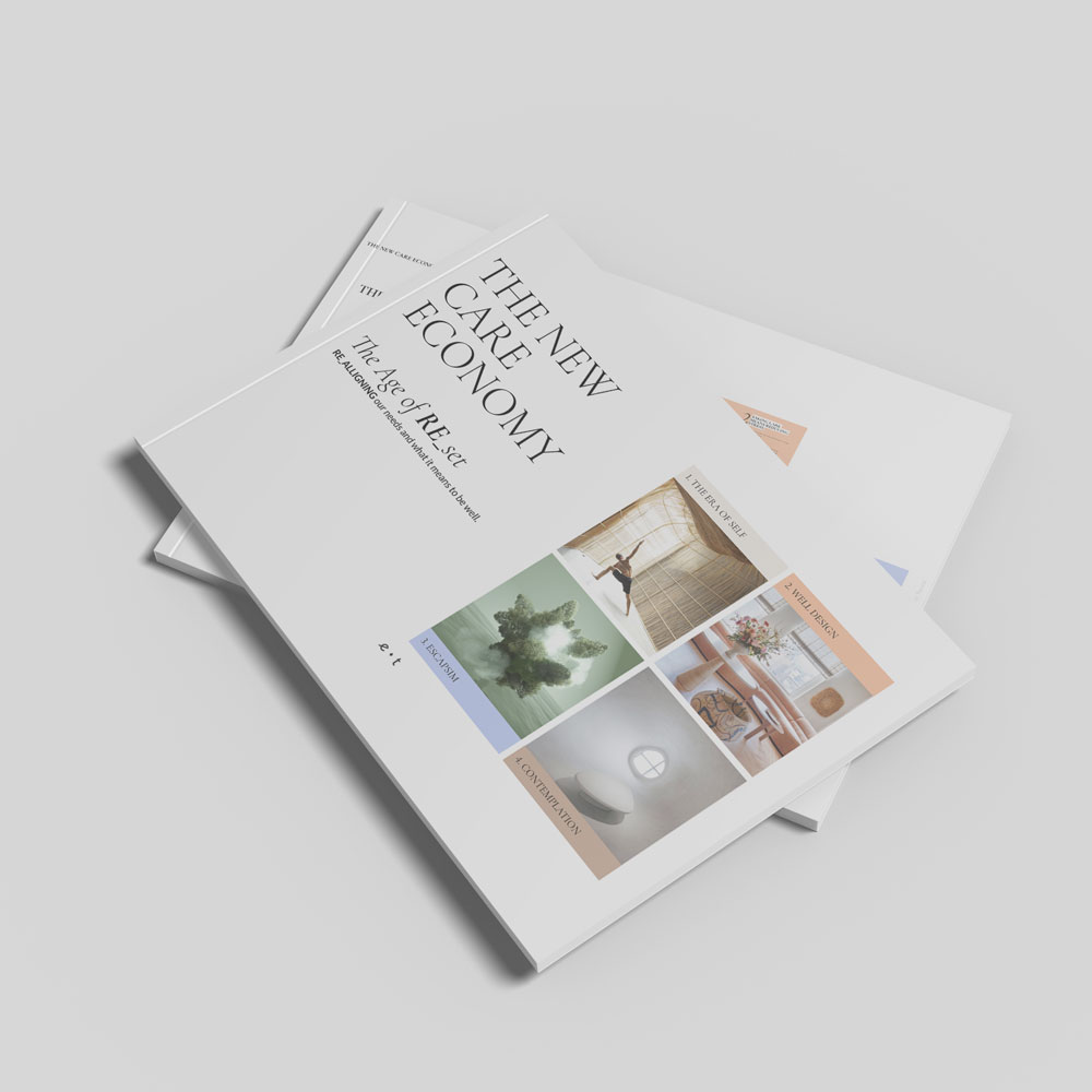 You can easily add your own graphic and change the background according to your taste. Landscape Magazine Mockup Eclectic Trends