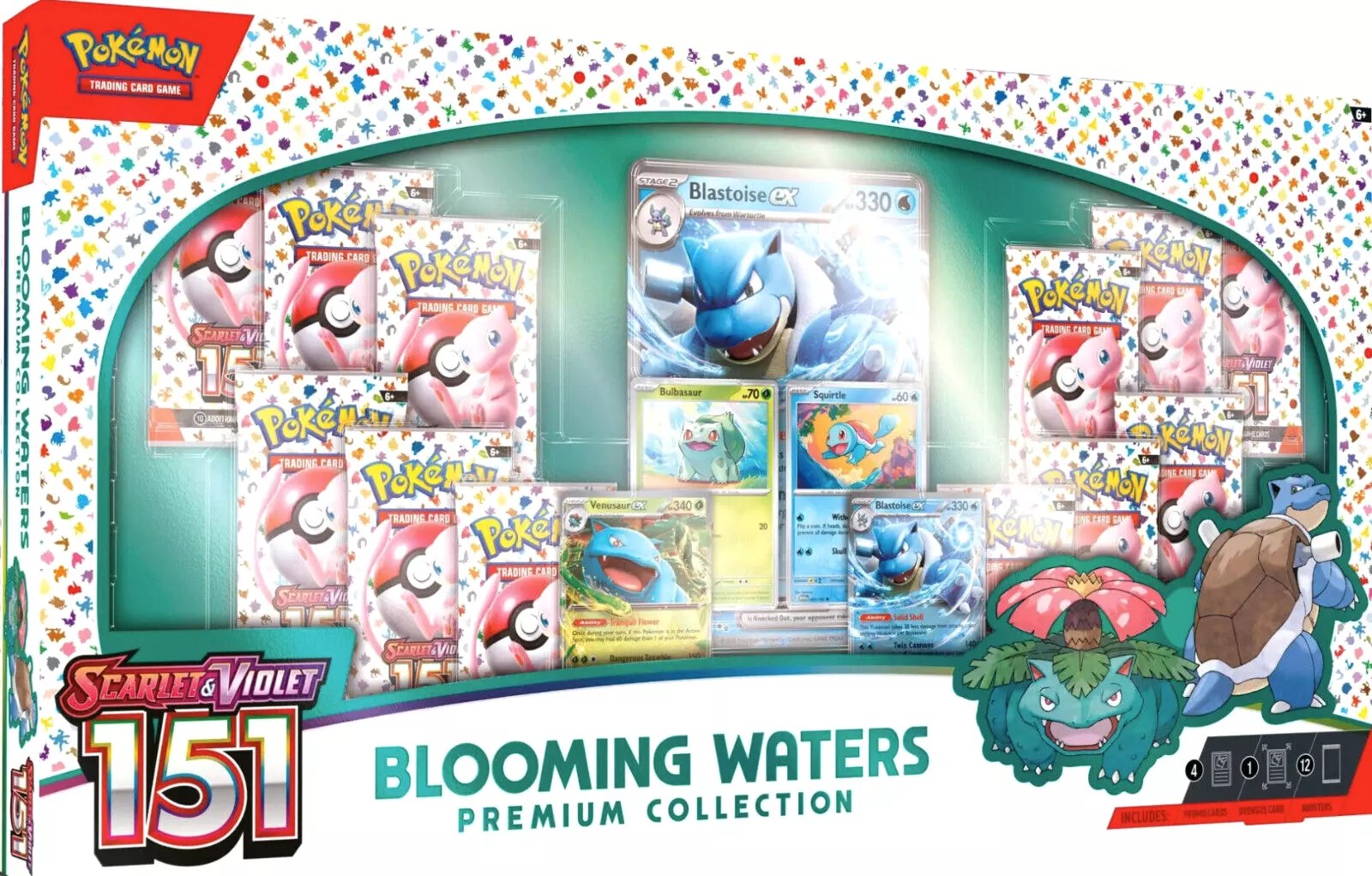 Pokemon Tcg 151 Blooming Waters Premium Collection Box Eclipse