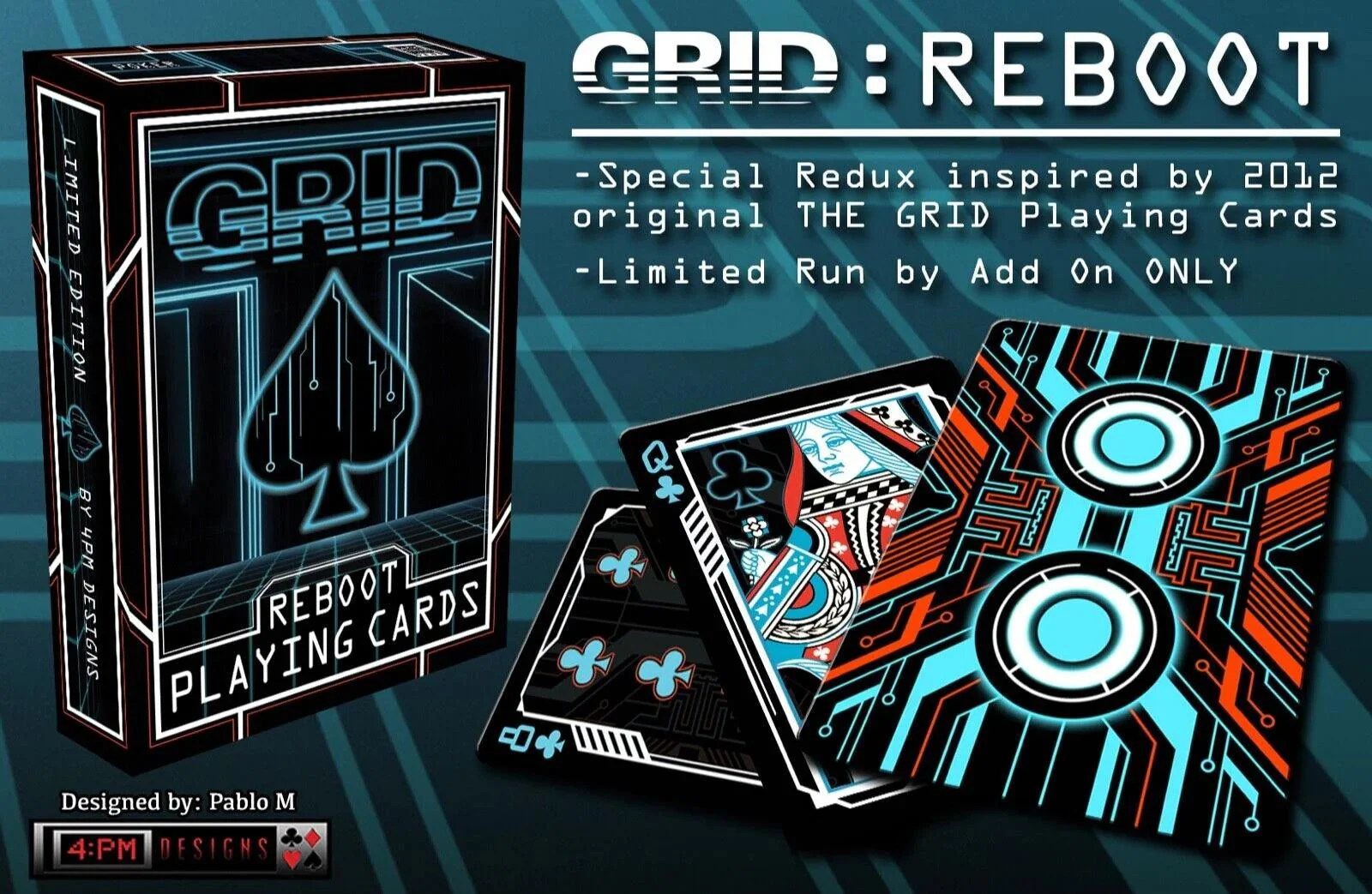 Grid Reboot Playing Cards Eclipse Games Pty Ltd