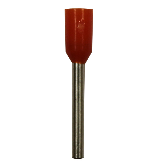 Wire Ferrule, Orange, AWG 20, 10 mm Barrel, 500 per bag - Image 1