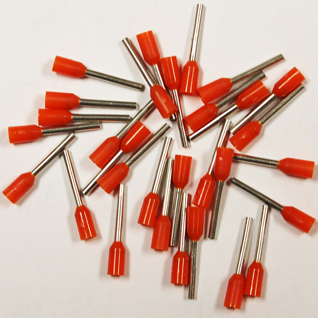 Wire Ferrule, Orange, AWG 20, 10 mm Barrel, 500 per bag - Image 2