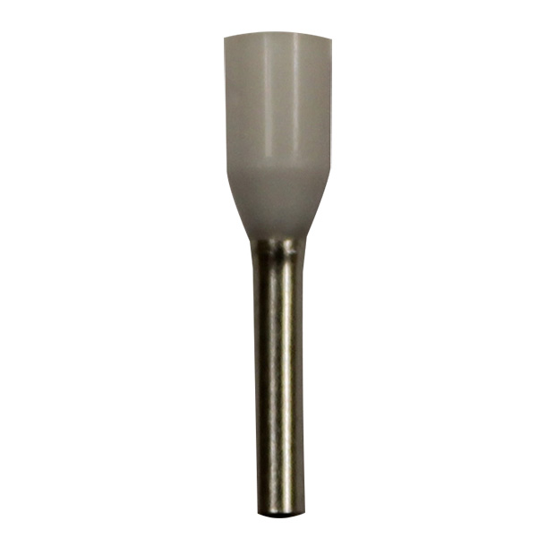 Wire Ferrule, White, AWG 18, 8 mm Barrel, 500 per bag - Image 1
