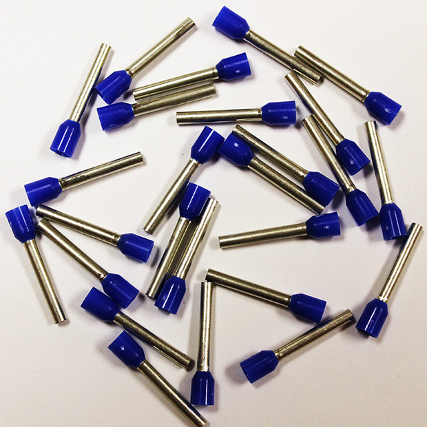 Wire Ferrule, Blue, AWG 14, 18 mm Barrel, 200 per Bag - Image 2