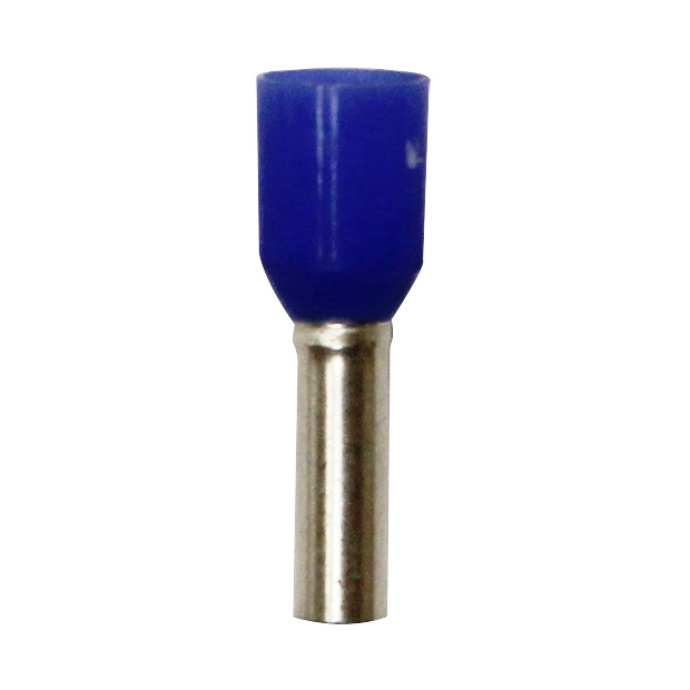 Wire Ferrule, Blue, AWG 14, 8 mm Barrel, 500 per bag - Image 1