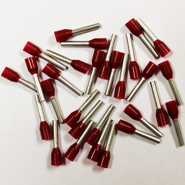 Wire Ferrule, Red, AWG 16, 10 mm Barrel, 500 per bag - Image 2