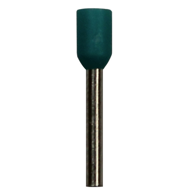 Wire Ferrule, Turquoise, AWG 22, 8 mm Barrel, 500 per bag - Image 1