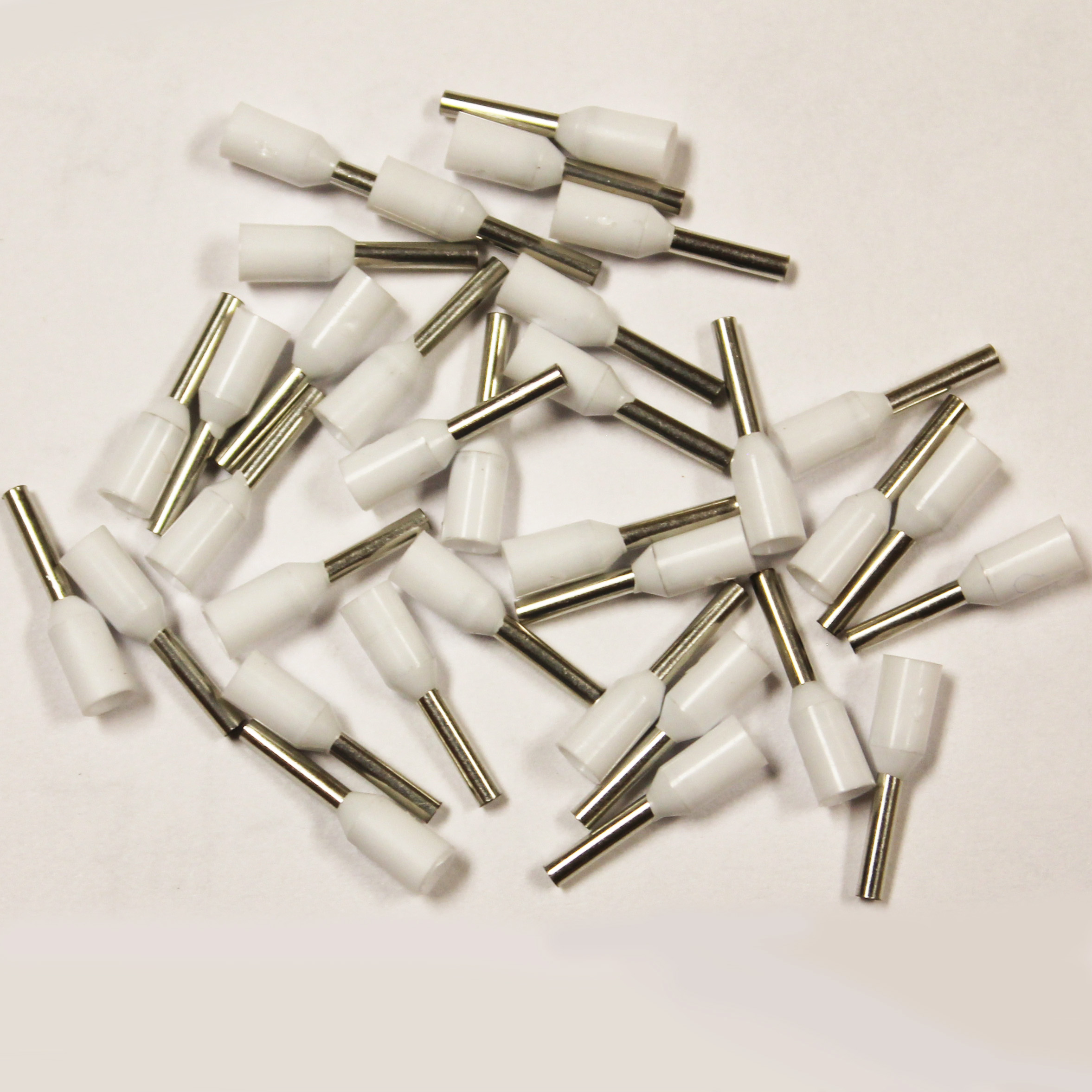 Wire Ferrule, White, AWG 20, 6 mm Barrel, 500 per bag - Image 2
