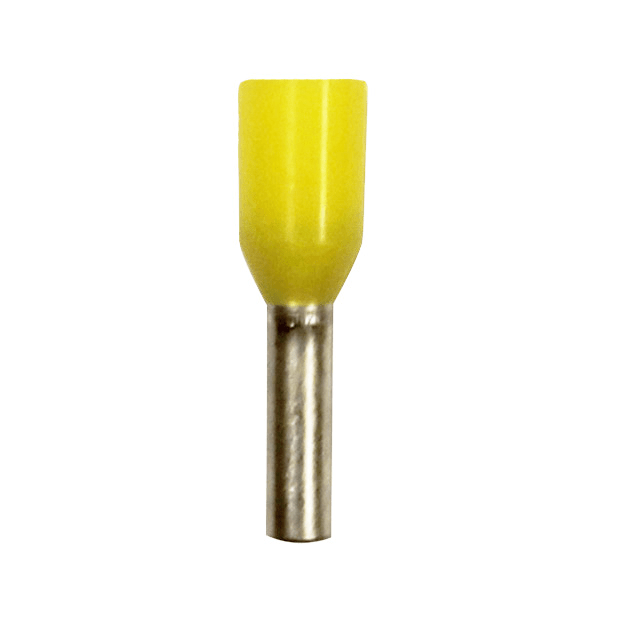 Wire Ferrule, Yellow, AWG 18, 6 mm Barrel, 500 per bag - Image 1