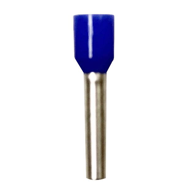 Wire Ferrule, Blue, AWG 14, 12 mm Barrel, 500 per bag - Image 1