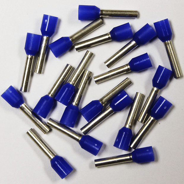 Wire Ferrule, Blue, AWG 14, 12 mm Barrel, 500 per bag - Image 2