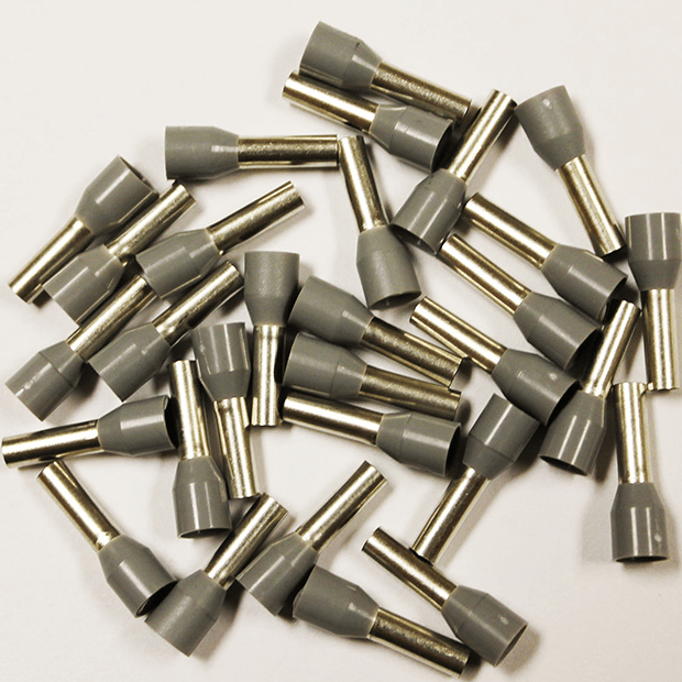 Wire Ferrule, Gray, AWG 12, 10 mm Barrel, 200 per bag - Image 2