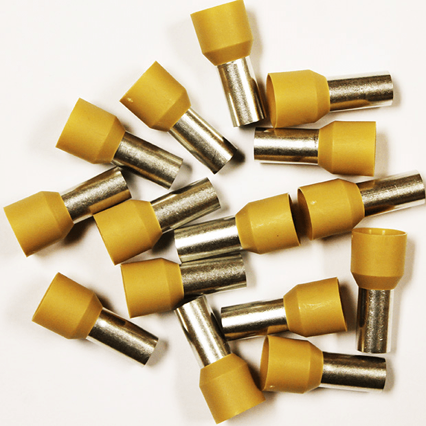 Wire Ferrule, Beige, AWG 2, 16 mm Barrel, 25 per bag - Image 2