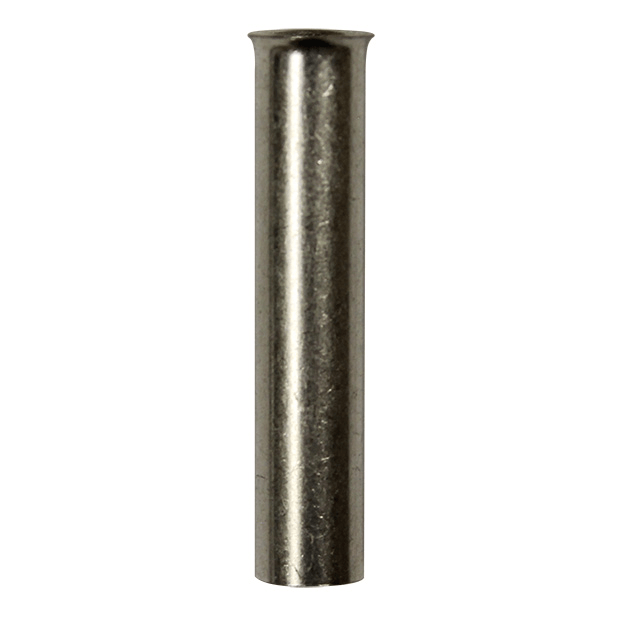 Wire Ferrule, uninsulated, AWG 6, 32 mm Long, 200 per bag - Image 1