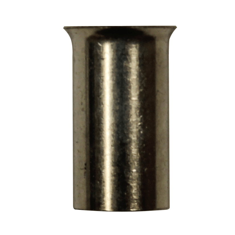 Wire Ferrule, uninsulated, AWG 4, 15 mm Long, 200 per bag - Image 1