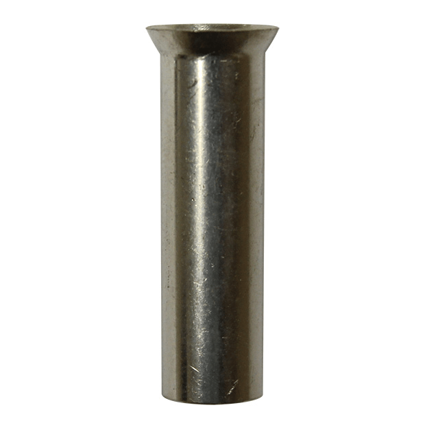 Wire Ferrule, uninsulated, AWG 2, 32 mm Long, 100 per bag - Image 1