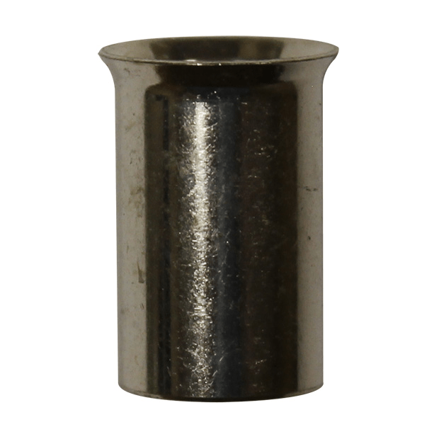Wire Ferrule, uninsulated, AWG 1/0, 18 mm Long, 100 per bag - Image 1