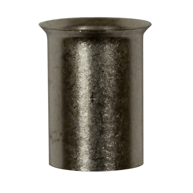 Wire Ferrule, Uninsulated, AWG 4, 12mm Long, 100 per bag - Image 1