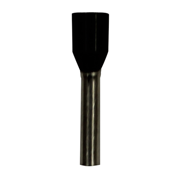 Wire Ferrule, Black, AWG 16, 10mm Barrel, 500 per bag - Image 1