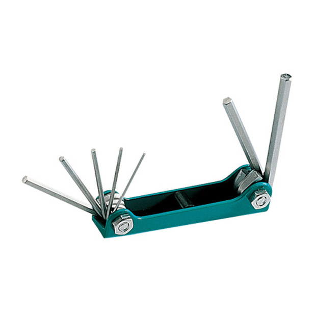 7 Pc Folding Hex Key Set - Metric - Image 1