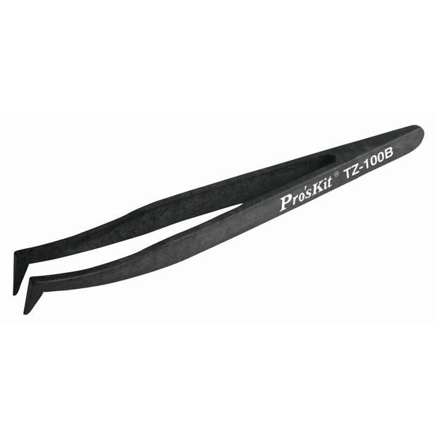 ESD Safe Tweezers - Curved Tip - Image 1