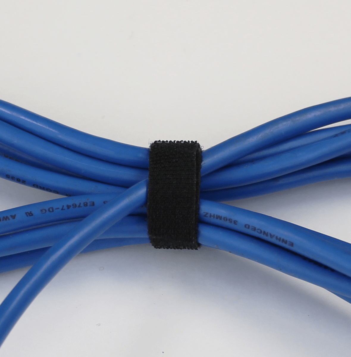 Hook & Loop Tape, 1/2" Wide, Black, 50FT Roll - Image 3