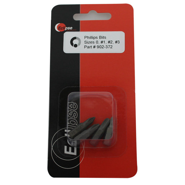 4 Pc Phillips1" Insert Bit Set-Sizes 0,#1,#2,#3 - Image 1